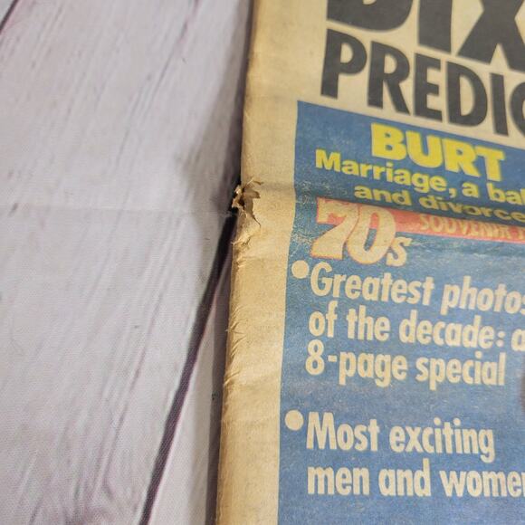 Vintage The Star Dec 25, 1979 Newspaper Dolly Parton Burt Reynolds Jeane Dixon - Picture 5 of 6